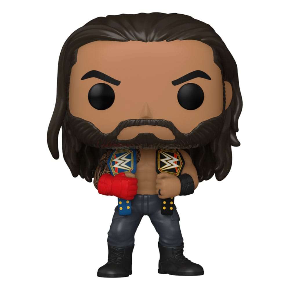 Funko POP! WWE - Roman Reigns with Two Championship Belts Pop! Vinyl Figure by LAB7 Malta