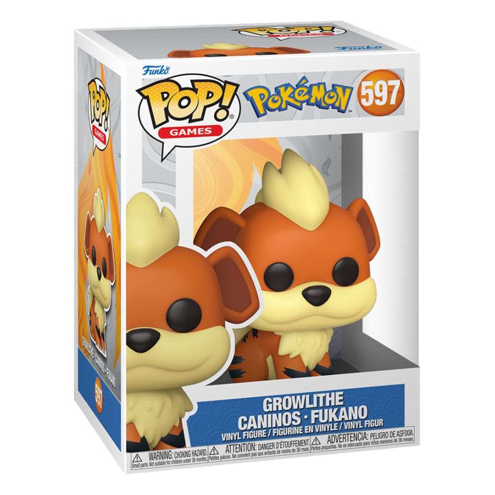 Funko POP! Pokemon POP! Games Vinyl Figure Growlithe (EMEA) 9 cm by LAB7 Malta