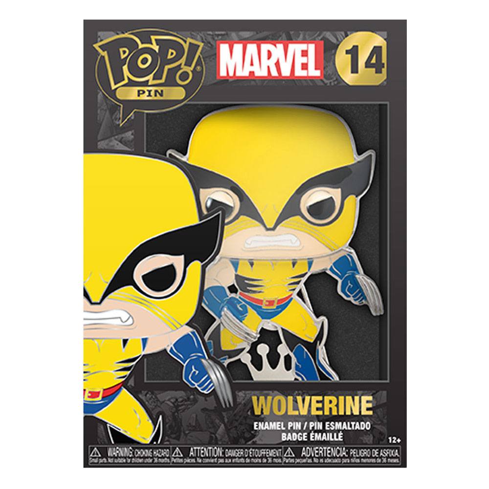 Funko X-Men - Wolverine 4" Pop! Enamel Pin by LAB7 Malta