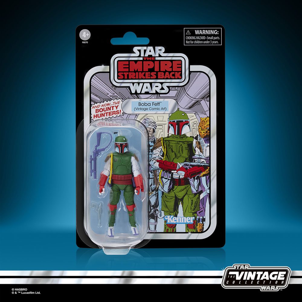 Hasbro Star Wars: The Empire Strikes Back Vintage Collection Action Figure Boba Fett (Vintage Comic Art) 10 cm by LAB7 Malta