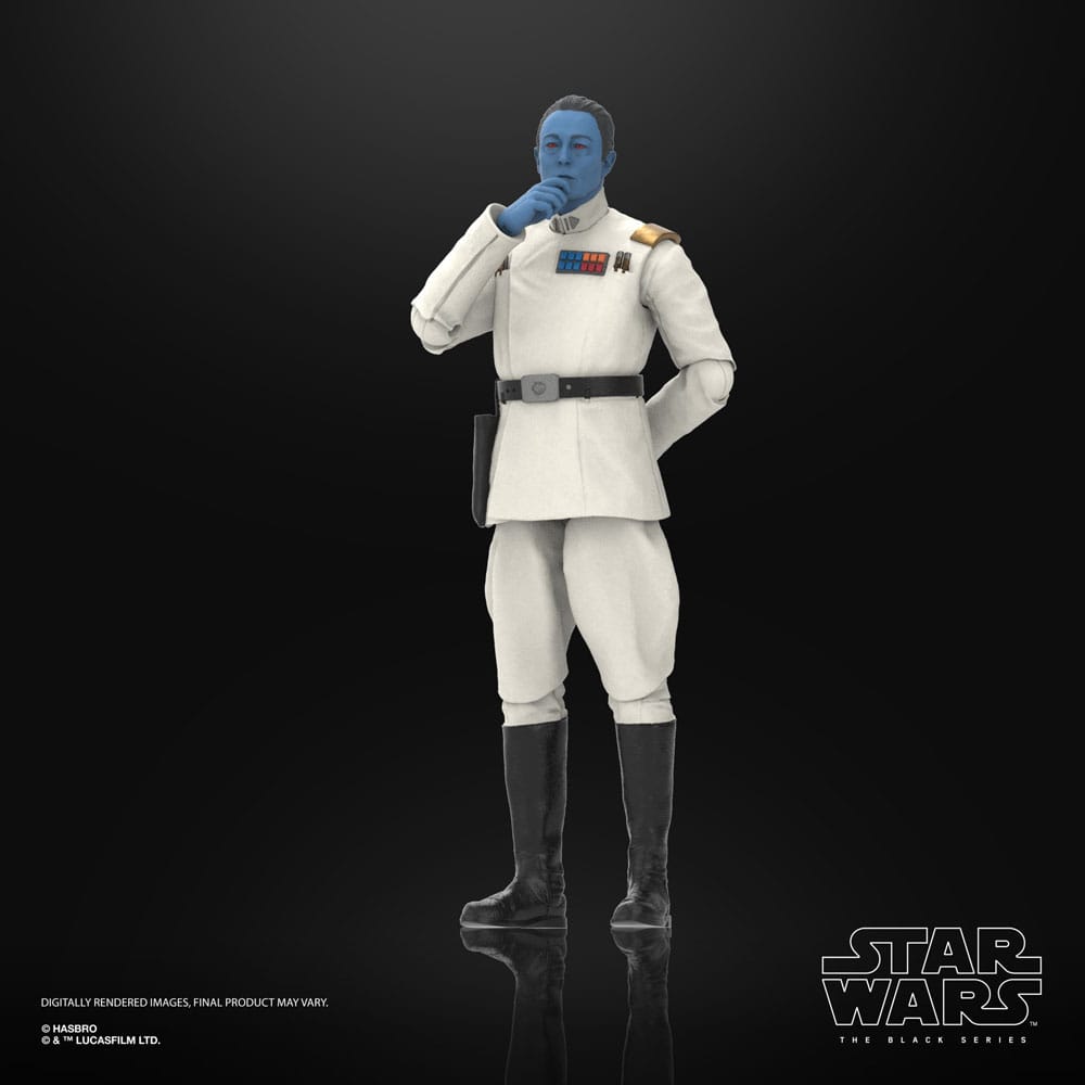 Hasbro Star Wars Ahsoka Black Series Grand Admiral Thrawn Figure 15cm