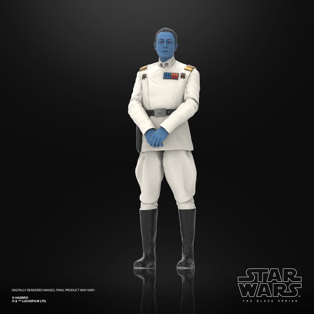 Hasbro Star Wars Ahsoka Black Series Grand Admiral Thrawn Figure 15cm