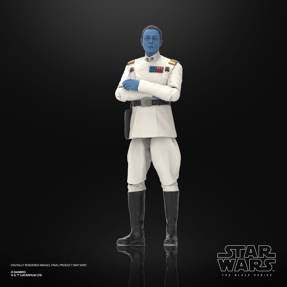 Hasbro Star Wars Ahsoka Black Series Grand Admiral Thrawn Figure 15cm