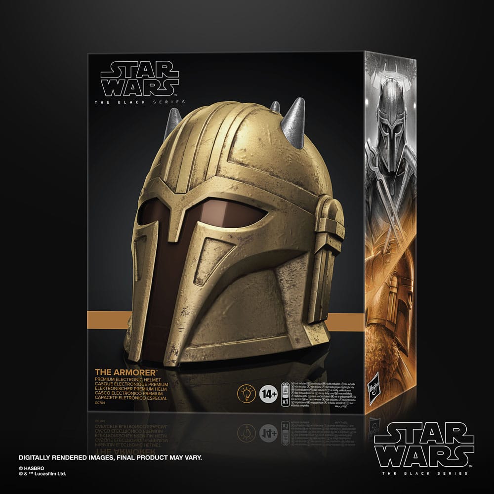 Star Wars Mandalorian The Armorer Black Series Electronic Helmet
