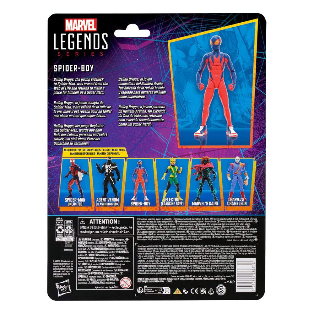 Hasbro Marvel Legends Retro Spider-Man Spider-Boy Action Figure 15cm