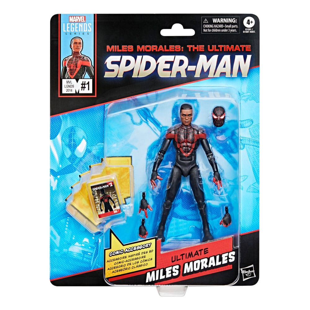Hasbro Marvel Legends Ultimate Miles Morales Spider-Man Action Figure 15cm