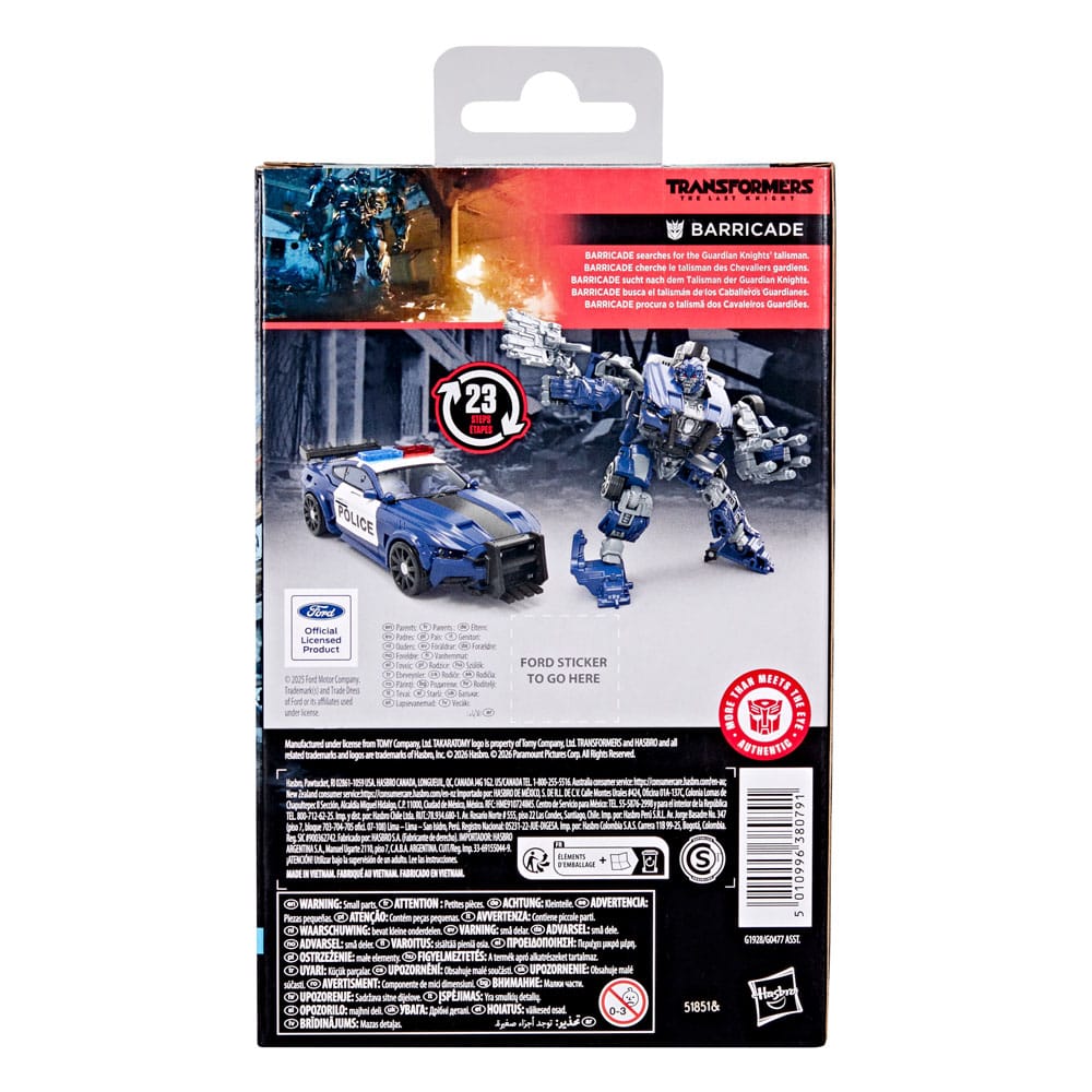 Hasbro Transformers: The Last Knight Studio Series Deluxe Class Barricade Action Figure (11cm)