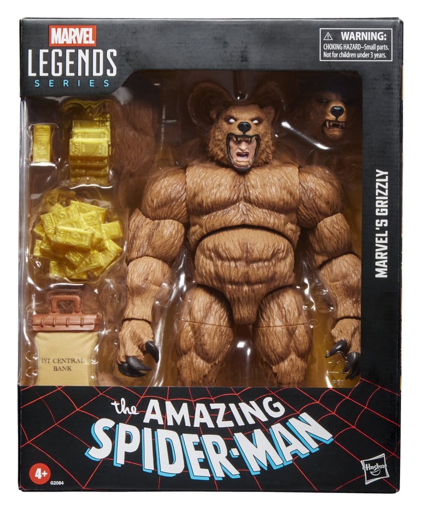 Hasbro The Amazing Spider-Man Marvel Legends – Marvel's Grizzly Action Figure 15cm