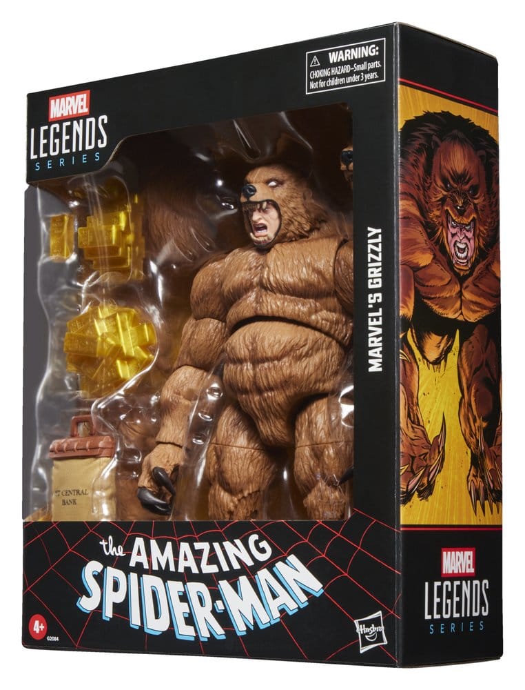 Hasbro The Amazing Spider-Man Marvel Legends – Marvel's Grizzly Action Figure 15cm