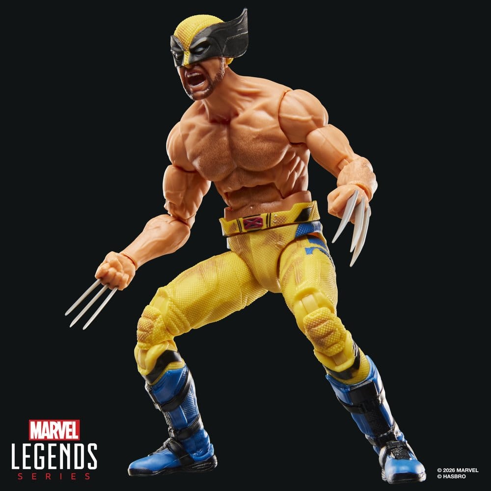 Hasbro Marvel Legends Deadpool & Wolverine Bare-Chested Wolverine Action Figure 15cm