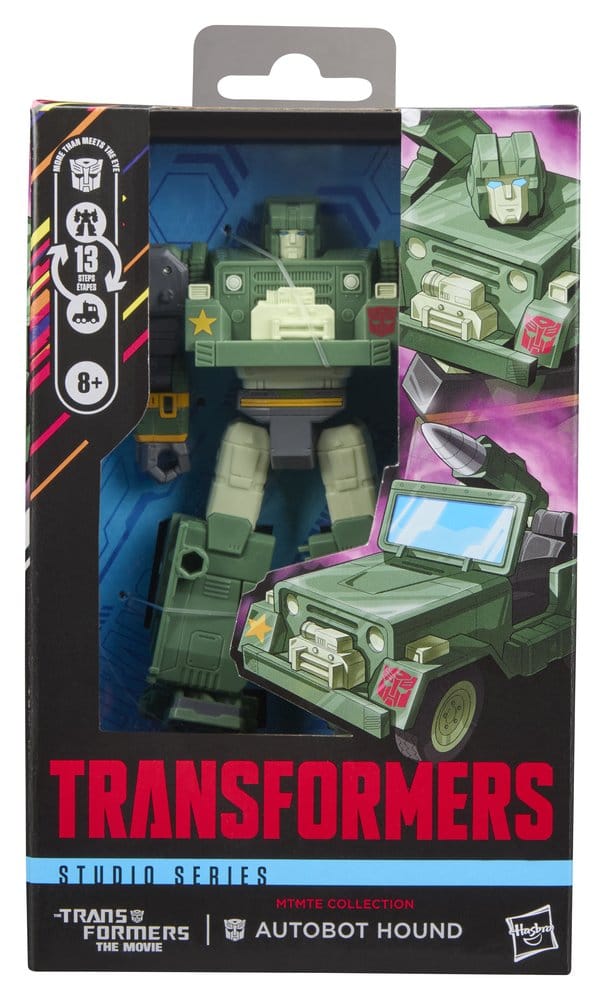 Hasbro Transformers Studio Series MTMTE Autobot Hound Deluxe Class Action Figure 14cm