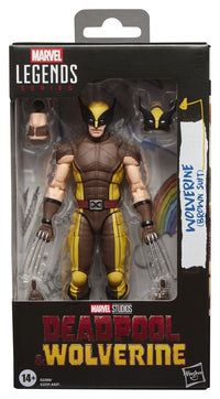 Hasbro Deadpool & Wolverine (2024) Marvel Legends Wolverine (Brown Suit) Action Figure (15cm)