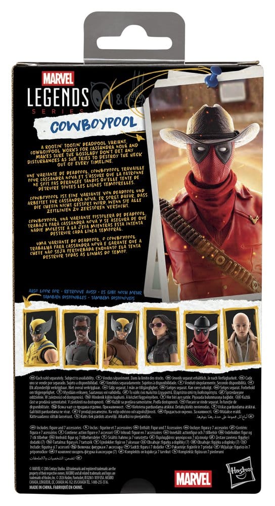 Hasbro Marvel Legends Deadpool & Wolverine Cowboypool Action Figure 15cm