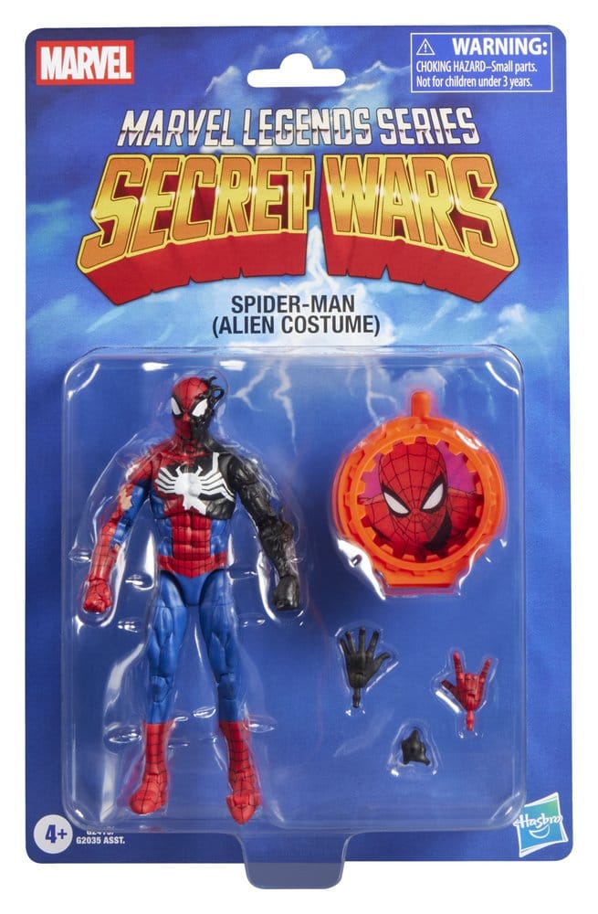 Hasbro Secret Wars Marvel Legends – Spider-Man (Alien Costume) Action Figure 15cm