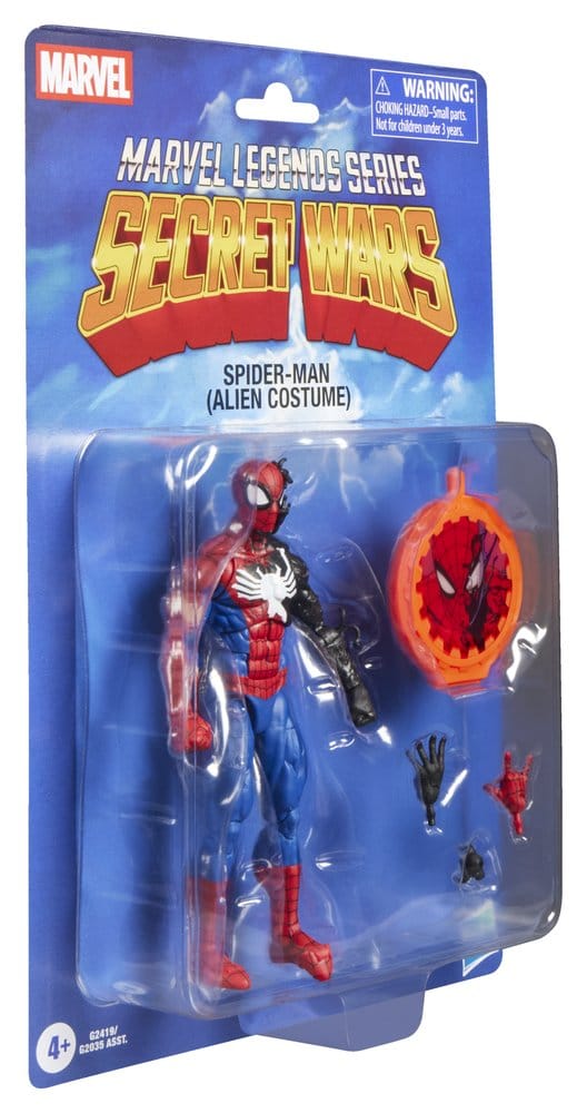 Hasbro Secret Wars Marvel Legends – Spider-Man (Alien Costume) Action Figure 15cm