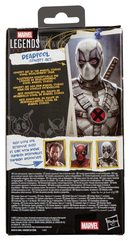 Hasbro Deadpool & Wolverine Marvel Legends Deadpool (Concept Art) Action Figure (15cm)