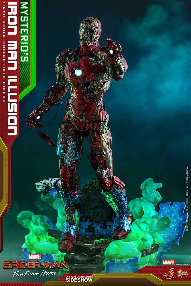 Hot Toys Spider-Man: Far From Home MMS PVC Action Figure 1/6 Mysterio's Iron Man Illusion 32 cm by LAB7 Malta