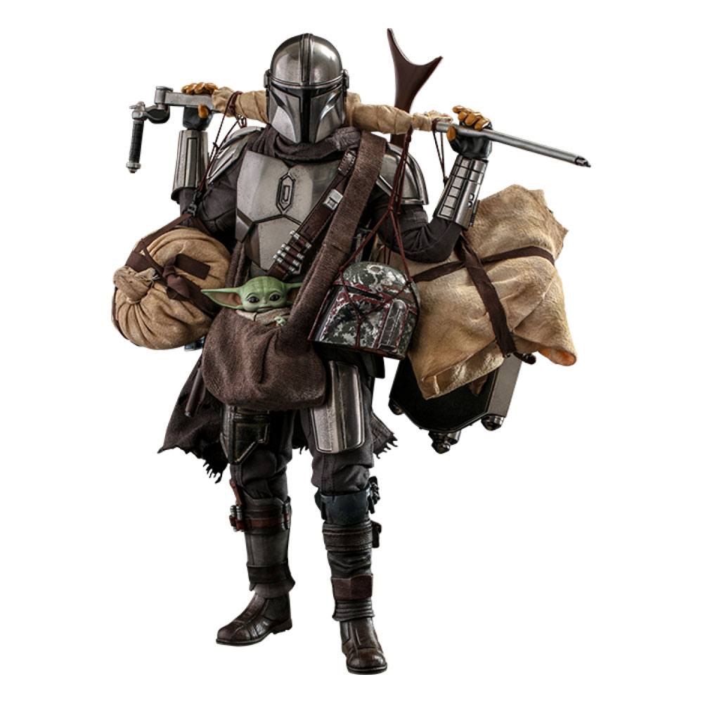 Star Wars The Mandalorian Action Figure 2-Pack 1/6 The Mandalorian & Grogu Deluxe Version 30 cm