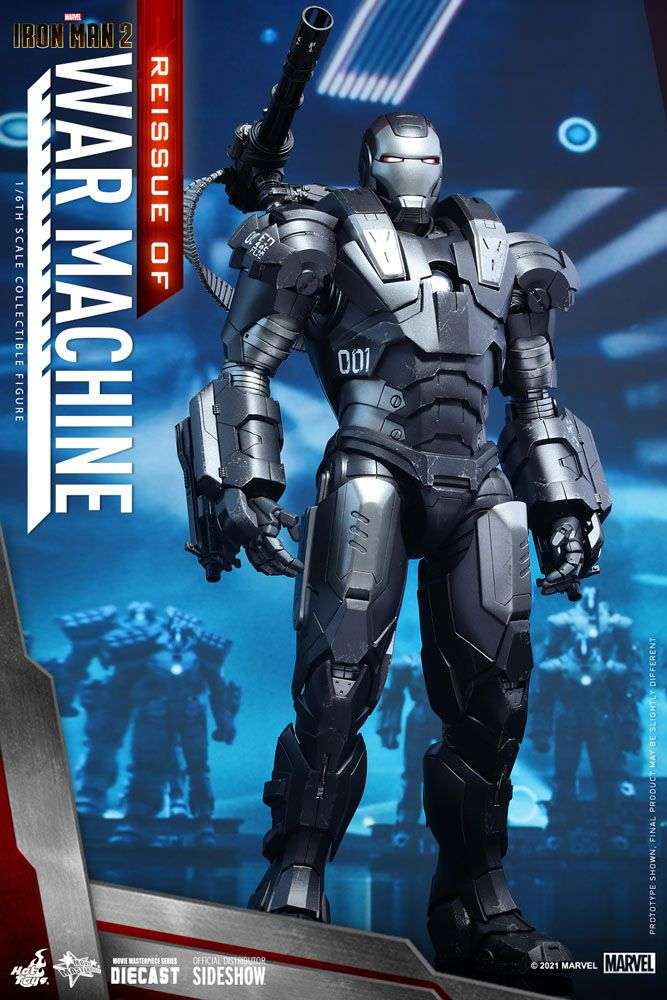 Hot Toys Iron Man 2 Movie Masterpiece Action Figure 1/6 War Machine 32 cm by LAB7 Malta