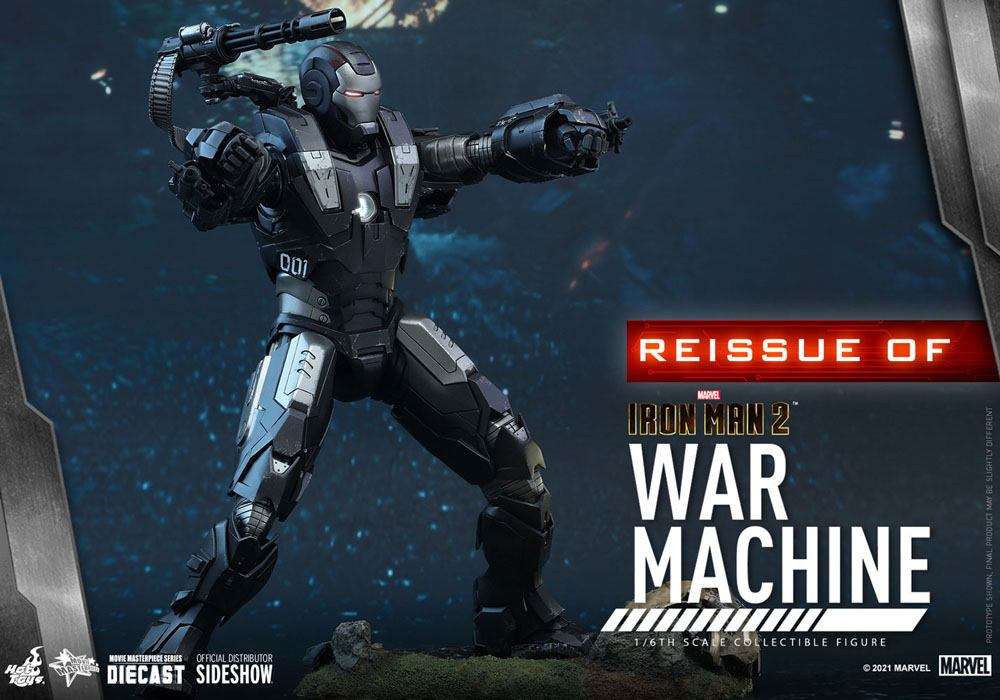 Hot Toys Iron Man 2 Movie Masterpiece Action Figure 1/6 War Machine 32 cm by LAB7 Malta