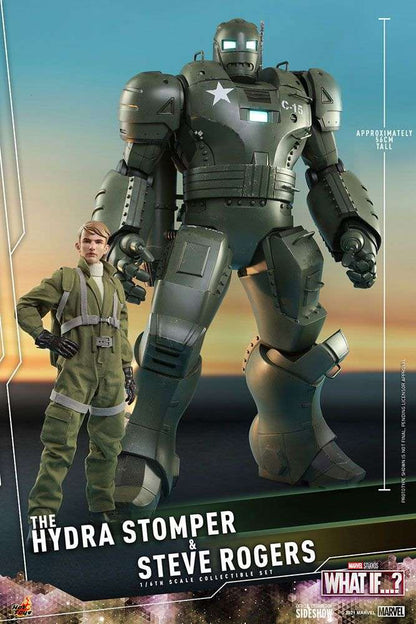 Hot Toys What If...? Action Figures 1/6 Steve Rogers & The Hydra Stomper 28 - 56 cm by LAB7 Malta