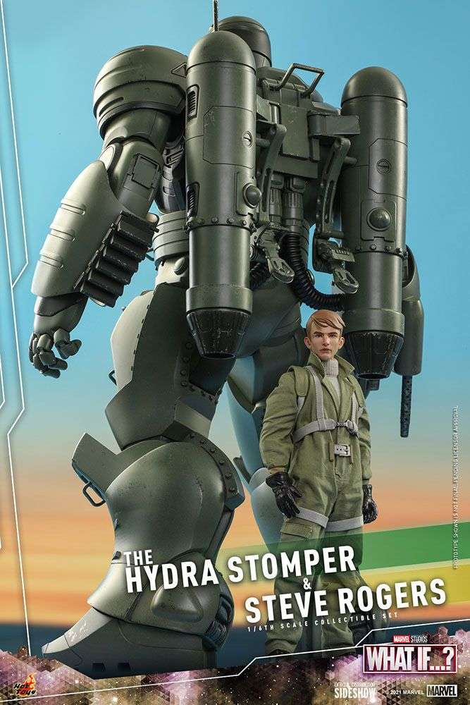 Hot Toys What If...? Action Figures 1/6 Steve Rogers & The Hydra Stomper 28 - 56 cm by LAB7 Malta