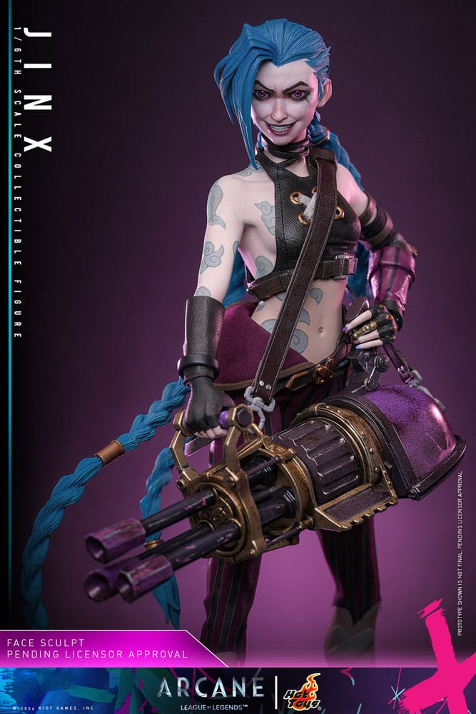 Hot Toys 1/6 Scale Jinx Figure – Arcane Season 2 Collectible