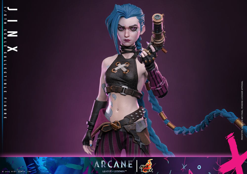 Hot Toys 1/6 Scale Jinx Figure – Arcane Season 2 Collectible