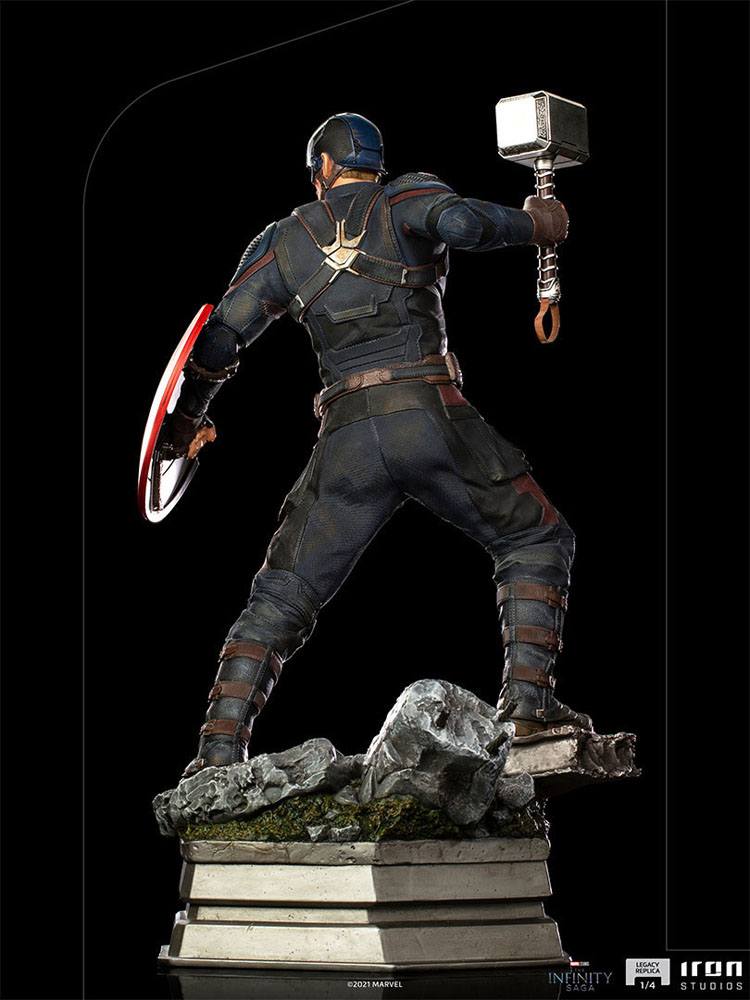 Iron Studios Avengers Infinity Saga Legacy Replica Statue 1/4 Captain America 56 cm by LAB7 Malta