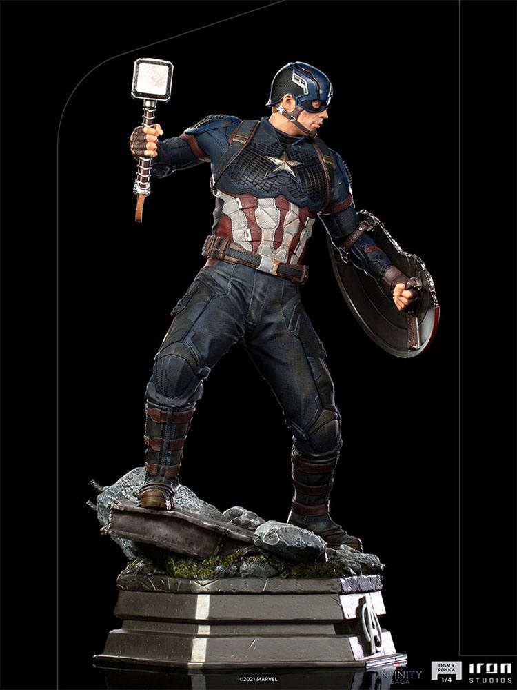 Iron Studios Avengers Infinity Saga Legacy Replica Statue 1/4 Captain America 56 cm by LAB7 Malta