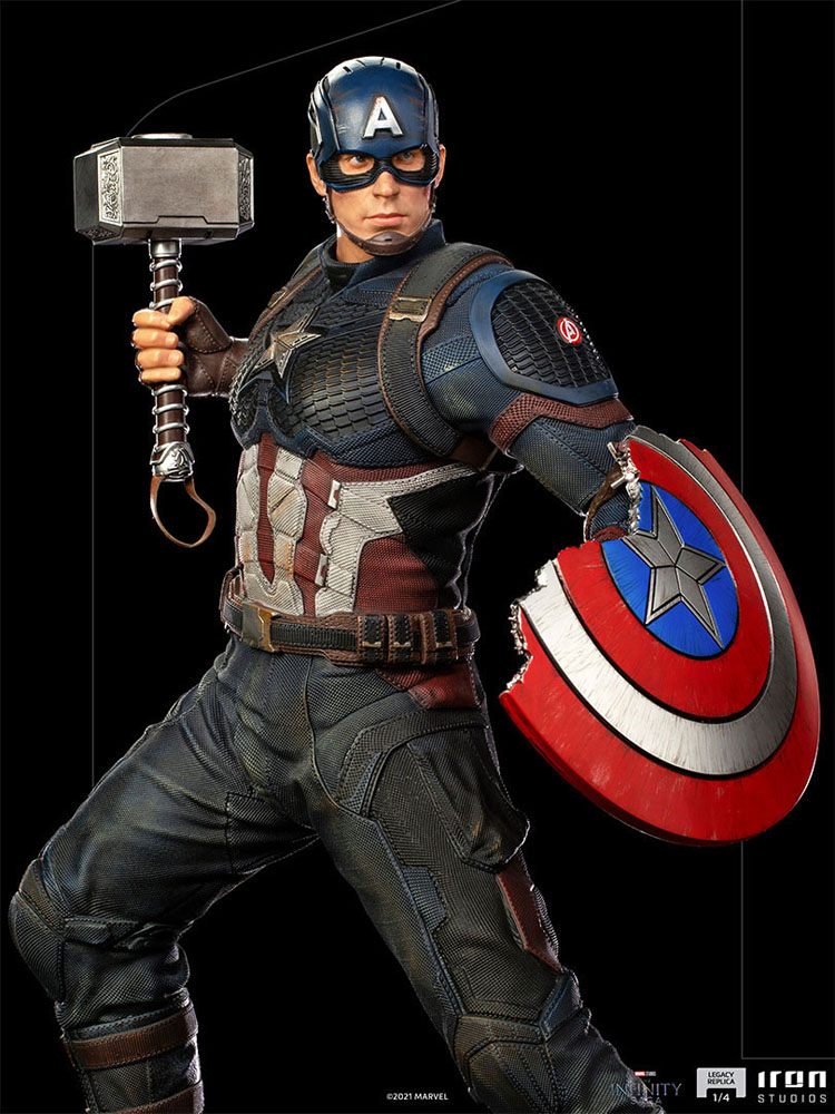 Iron Studios Avengers Infinity Saga Legacy Replica Statue 1/4 Captain America 56 cm by LAB7 Malta