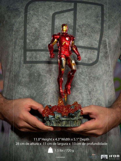 Iron Studios The Infinity Saga BDS Art Scale Statue 1/10 Iron Man Battle of NY 28 cm by LAB7 Malta