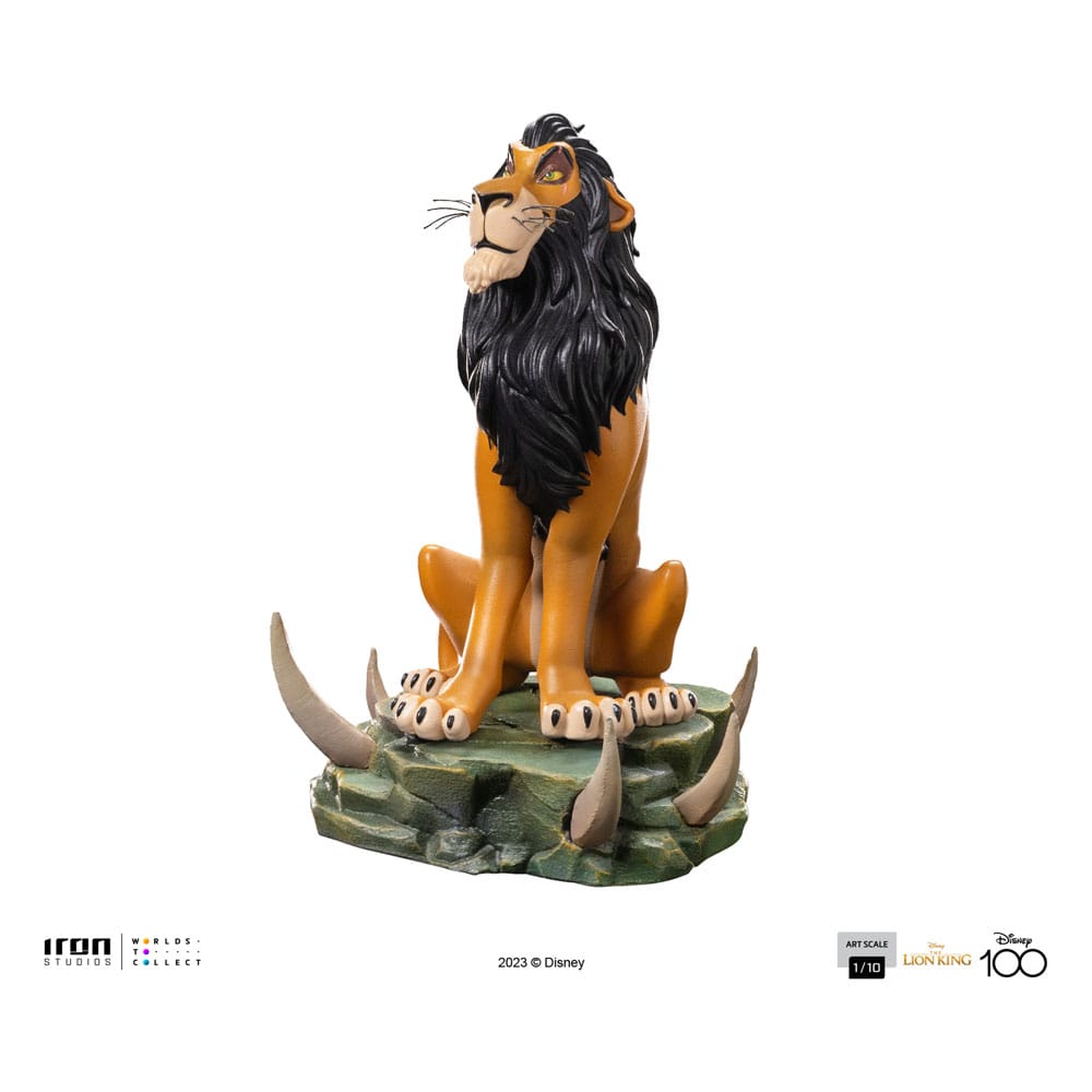 Iron Studios The Lion King Art Scale Statue 1/10 Scar Regular 16 cm by LAB7 Malta