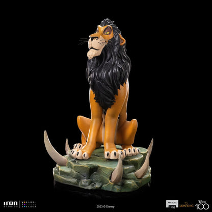 Iron Studios The Lion King Art Scale Statue 1/10 Scar Regular 16 cm by LAB7 Malta