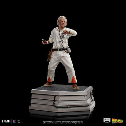 Iron Studios Back to the Future Art Scale Statue 1/10 Doc Brown 22 cm by LAB7 Malta