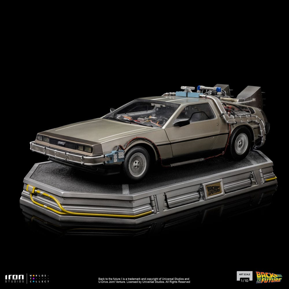 Iron Studios Back to the Future Art Scale Statue 1/10 DeLorean 23 cm by LAB7 Malta