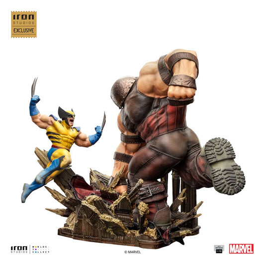 Marvel BDS Art Scale Statue 1/10 Wolverine vs Juggernaut EU Exclusive