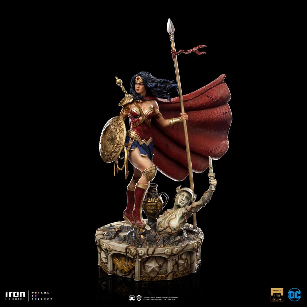 Iron Studios Wonder Woman Unleashed BDS Art Scale Statue 1/10 Wonder Woman 30 cm by LAB7 Malta