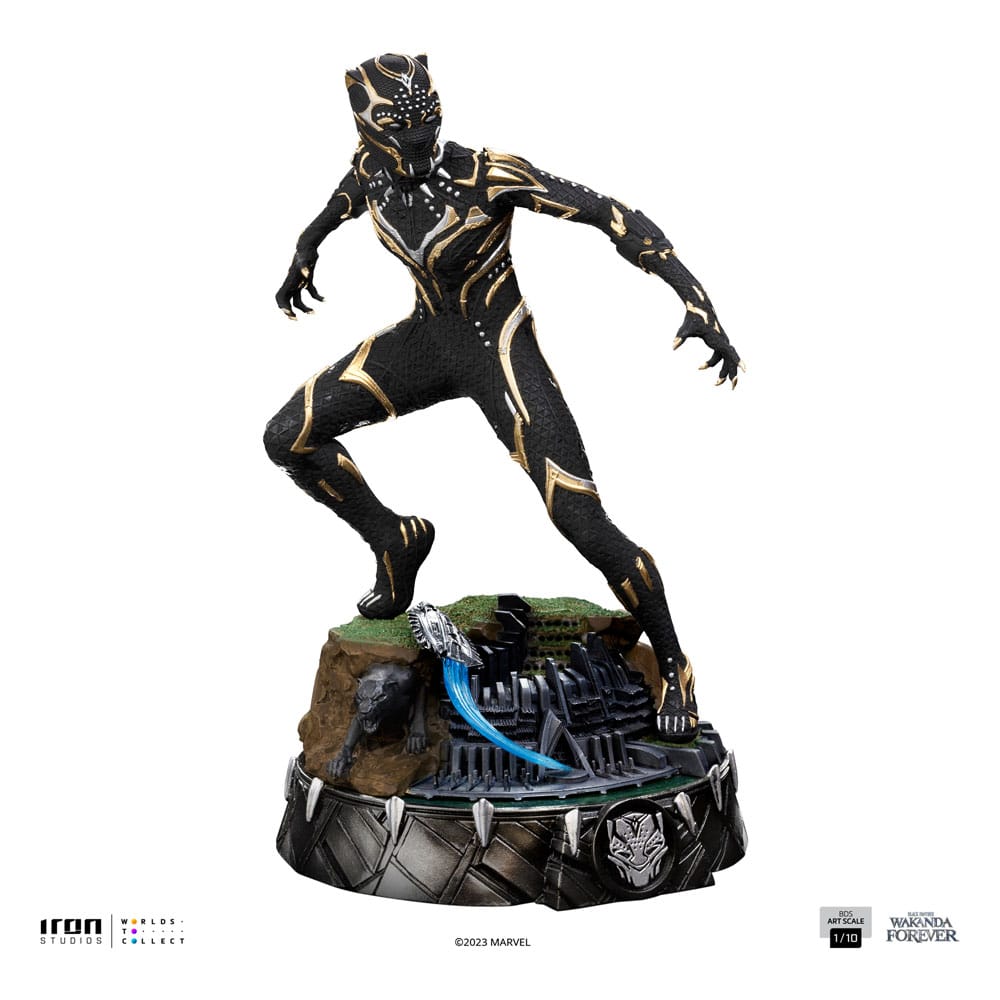 Iron Studios Marvel Art Scale Statue 1/10 Wakanda Forever Black Panther 21 cm by LAB7 Malta