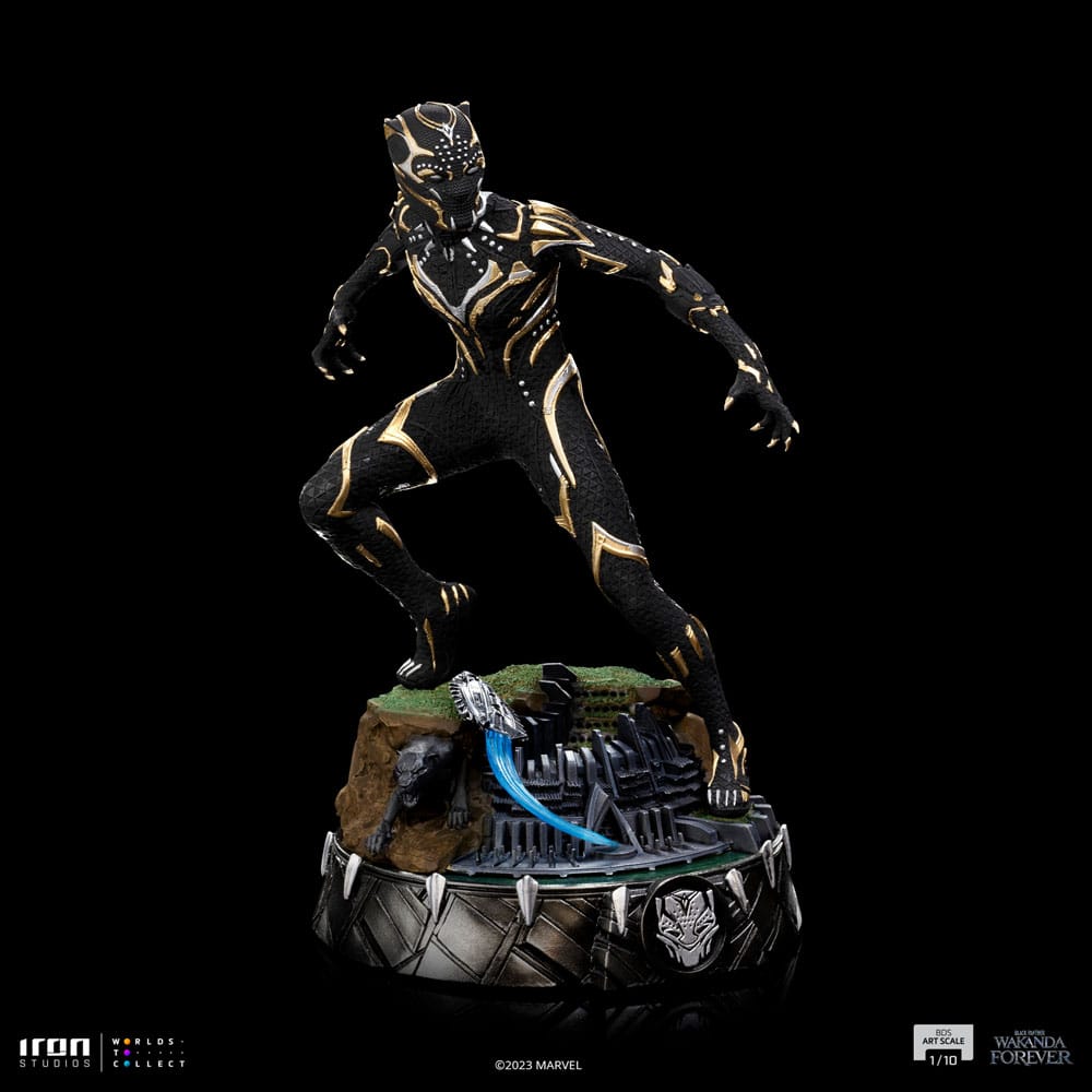 Iron Studios Marvel Art Scale Statue 1/10 Wakanda Forever Black Panther 21 cm by LAB7 Malta