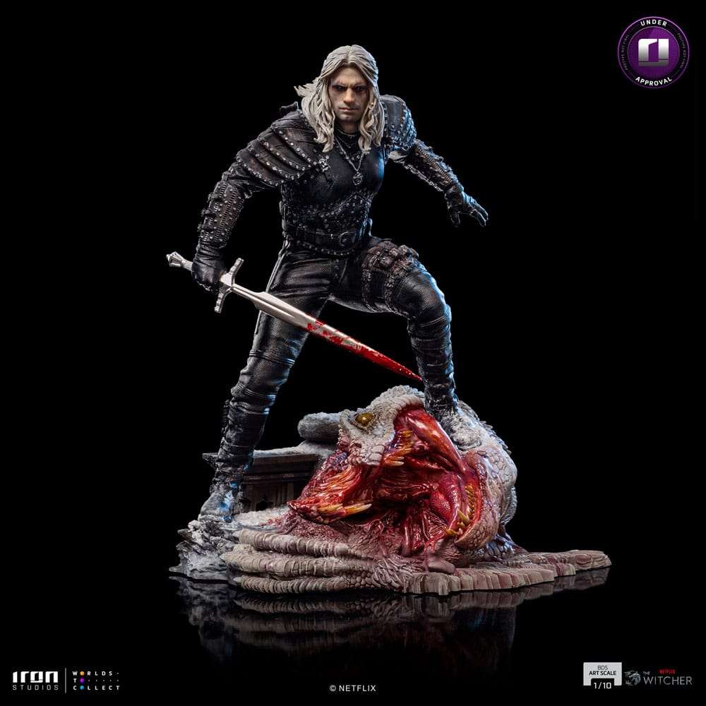 Iron Studios The Witcher BDS Art Scale Statue 1/10 Geralt of Riva 33 cm by LAB7 Malta