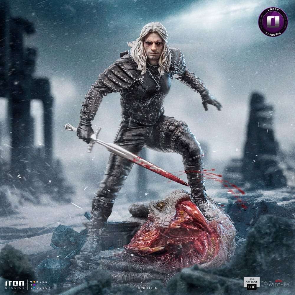 Iron Studios The Witcher BDS Art Scale Statue 1/10 Geralt of Riva 33 cm by LAB7 Malta