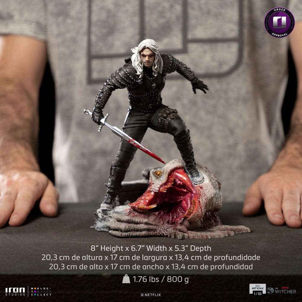 Iron Studios The Witcher BDS Art Scale Statue 1/10 Geralt of Riva 33 cm by LAB7 Malta