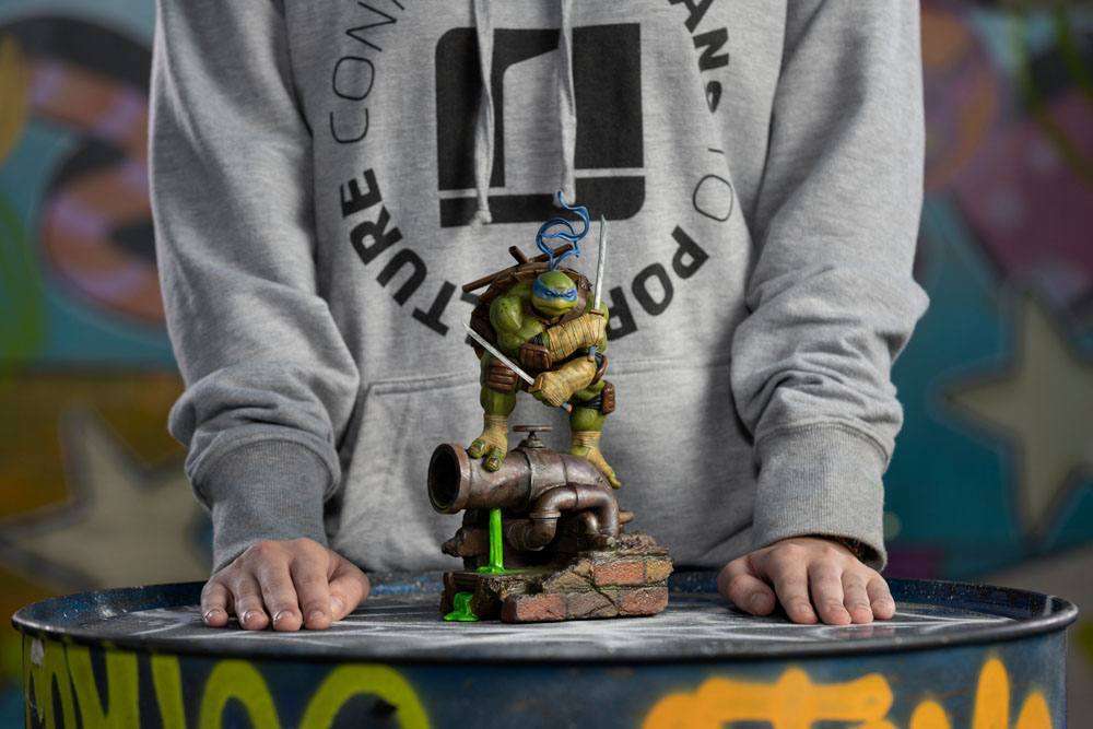 Iron Studios Teenage Mutant Ninja Turtles Art Scale Statue 1/10 Leonardo 24 cm by LAB7 Malta