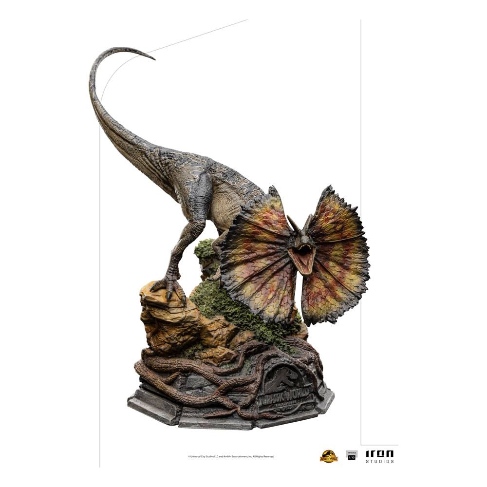 Iron Studios Jurassic World Dominion Art Scale Statue 1/10 Dilophosaurus 13 cm by LAB7 Malta