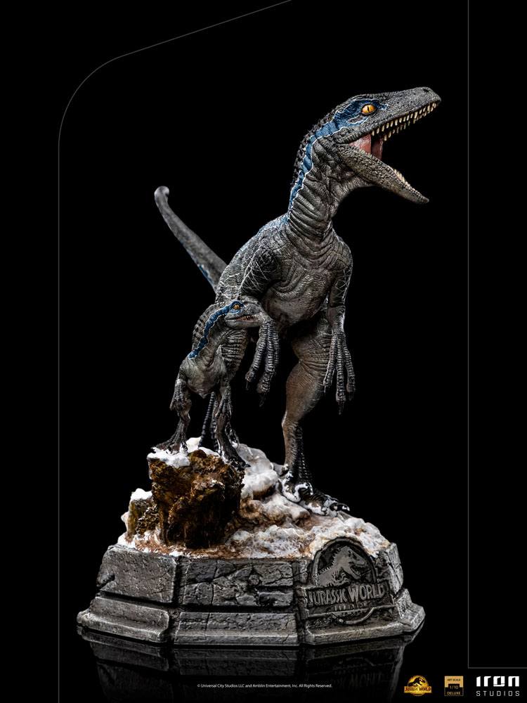 Iron Studios Jurassic World Dominion Deluxe Art Scale Statue 1/10 Blue & Beta 20cm by LAB7 Malta