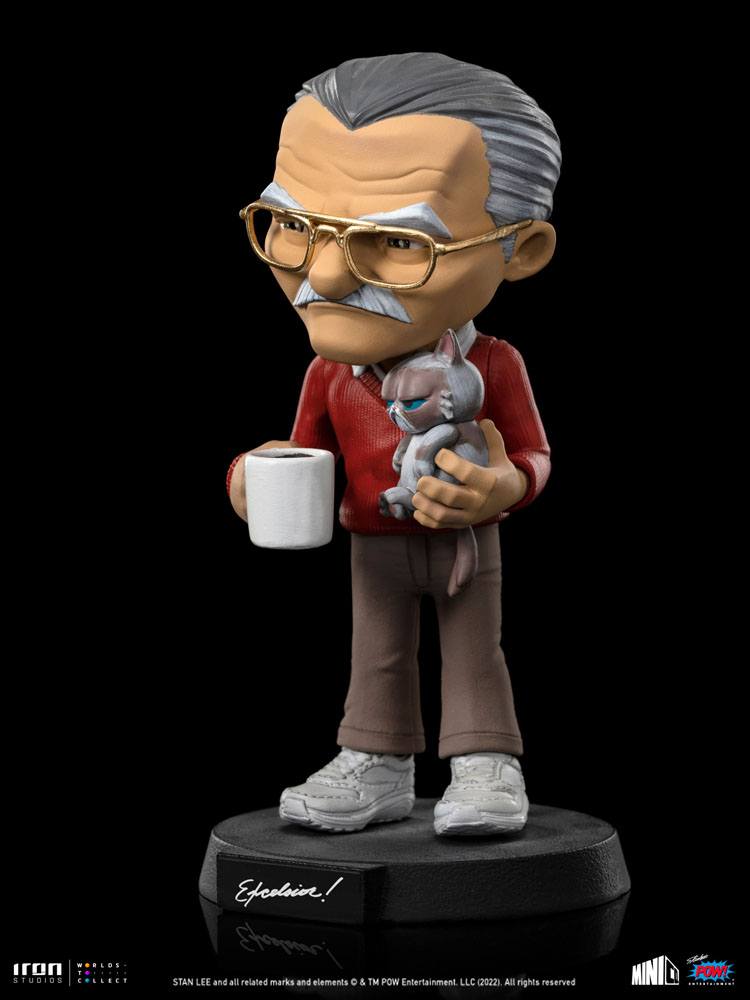 Iron Studios Stan Lee Mini Co. PVC Figure Stan Lee with Grumpy Cat 14 cm by LAB7 Malta