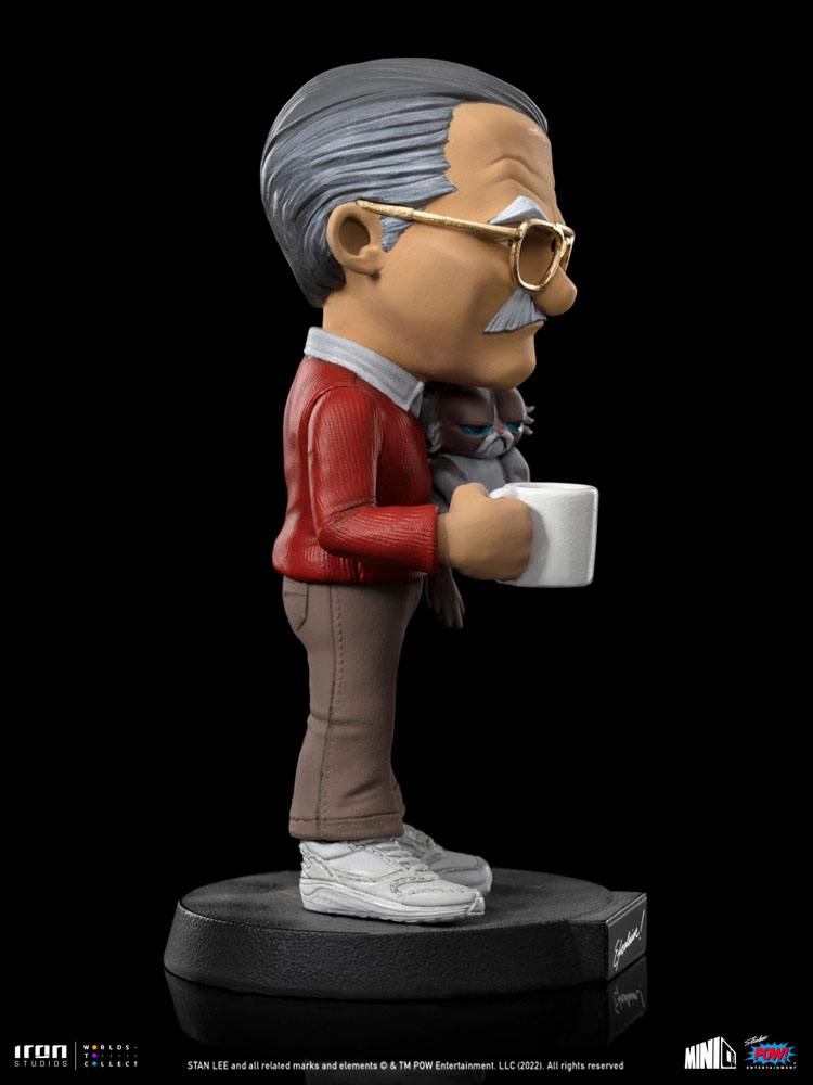 Iron Studios Stan Lee Mini Co. PVC Figure Stan Lee with Grumpy Cat 14 cm by LAB7 Malta