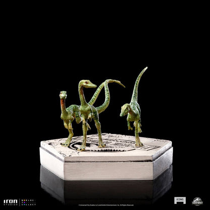 Iron Studios Jurassic World Icons Statue Compsognathus 5 cm by LAB7 Malta