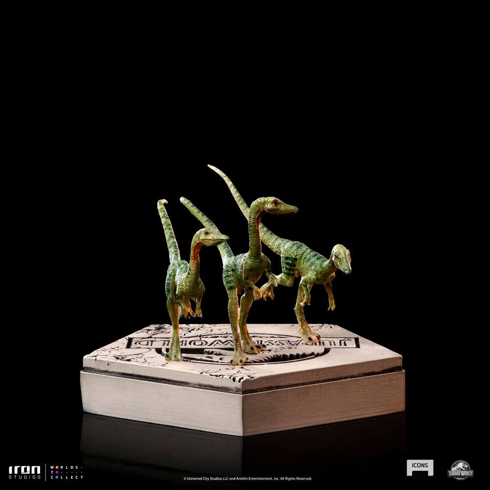 Iron Studios Jurassic World Icons Statue Compsognathus 5 cm by LAB7 Malta